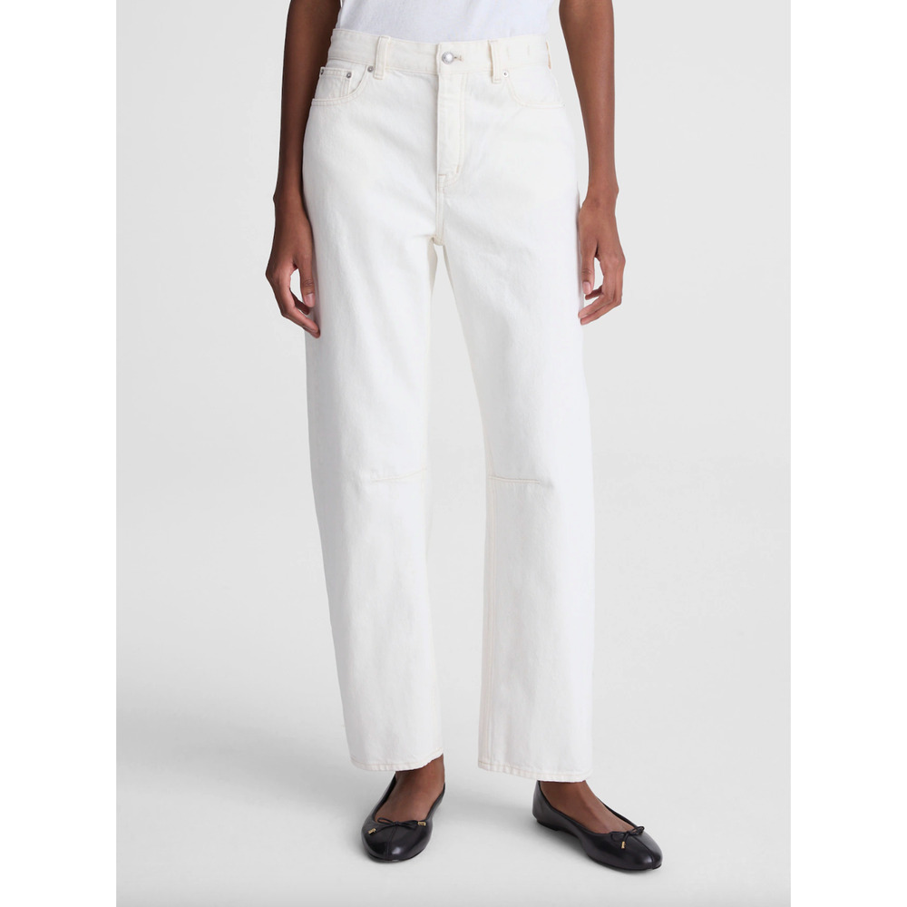 Madewell The Tall Darted Barrel Leg Jean Vintage Canvas Rigid Denim 26T NWT - Picture 2 of 16